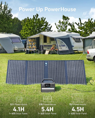 Panel Solar Para Mini Planta Energía Powerbank Anker 625