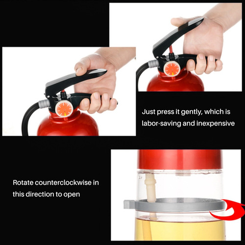 Extintor De Incendios De 2 Litros, Dispensador De Vino Y Beb