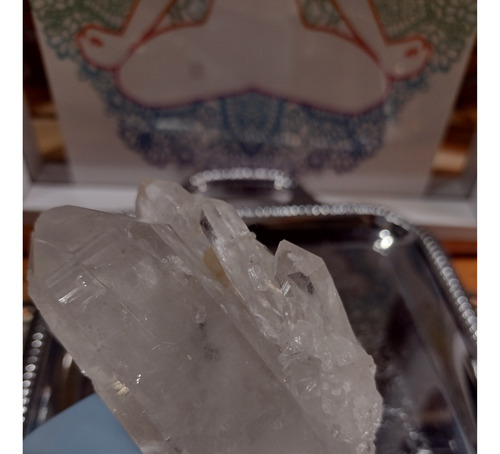 Cuarzo Cristal De Roca ( 200 Grs, 9 Cm) Agrupación De Punta