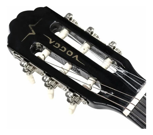 Violao Classico Acustico Vogga Vca104n Bk Preto + Capa