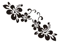 Comprar 2025 Calcomanías De Flores For Carrocería De Coche