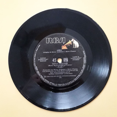 Abba / 7 / Felicidad / Super Trouper / Rcavictor / Argentina
