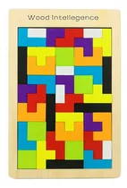Comprar Juego Juguete Didáctico Rompecabezas Encastre Tetris Madera 