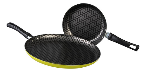 Set De Sartén Y Comaleta 2 Piezas Alumino Verde Limón