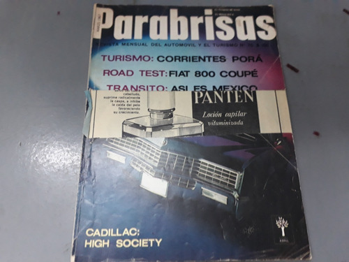 Revista Parabrisas N°75 Test Fiat 800 Cadillac P 404 Detalle