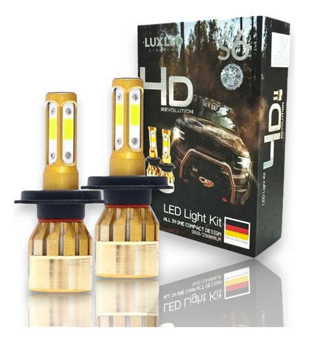 Lámparas Led Cree S6 4d 4 Caras Led H4 Corsa Gol Uno Mobi Ka