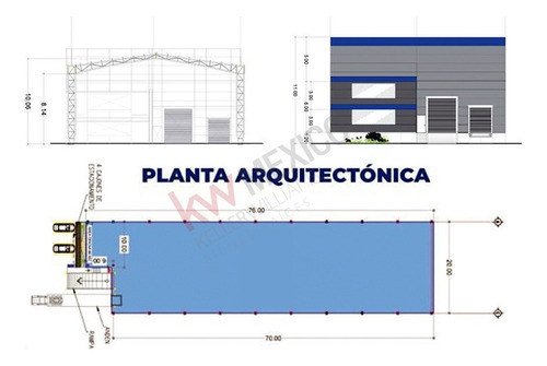 Renta De Nave Industrial De 1,320 M² Con Oficinas, A 3.7 Kms De La Carr. 57 Sobre La Carretera A...