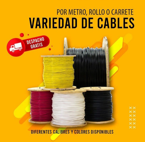 Cables Por Metros #2 #4 #6 #8 #10 #12 #14 #16 #18 Cabel Avic