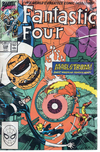 Fantastic Four N° 338 - Marvel Comics - Bonellihq Cx422 