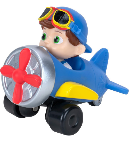 Mini Vehículo Cocomelon Plane - Cuenta Con Tomtom Con Gafas
