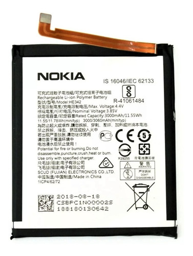 Bateria Nokia 5.1 Plus Original En Belgrano