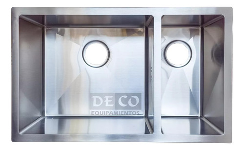 Pileta Acero Inox Linea Cuadrada 1 1/2 Acero Inox Deco .