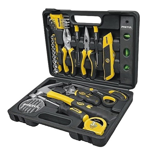 Kit De Herramientas 42 Piezas Pretul Trabajo Profesional