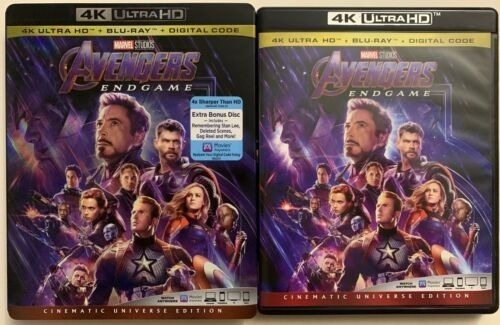 Blu Ray 4k Ultra Hd Avengers Endgame Marvel Dc
