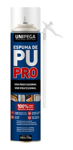 Espuma De Poliuretano - Profesional Unipega X 750ml