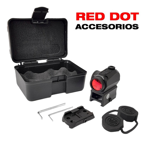 Imagen 3 de 10 de Mira Red Dot Punto Rojo Riel 11 22 Mm R5