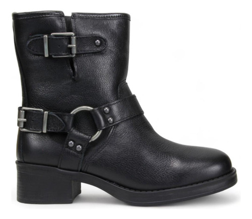 Bota Boterro Cano Baixo Couro 361001 Feminino