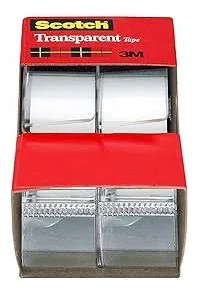 Cinta 3m Scotch Transparente 3/4 X 250 Pulgadas, 2 Rollos