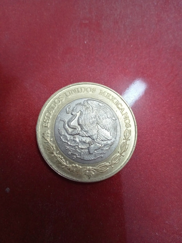 Imagen 2 de 2 de Una Moneda De 20$ Mexicana De Colección