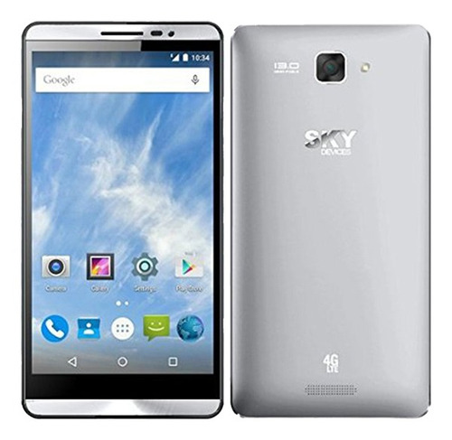 Celular Sky 5.5l Quadcore 16gb/1gb/camara/android5.1/plata