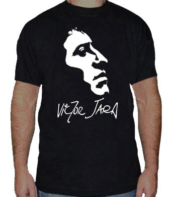 Victor Jara Remera Estampada Con Vinilo, Calidad Premium