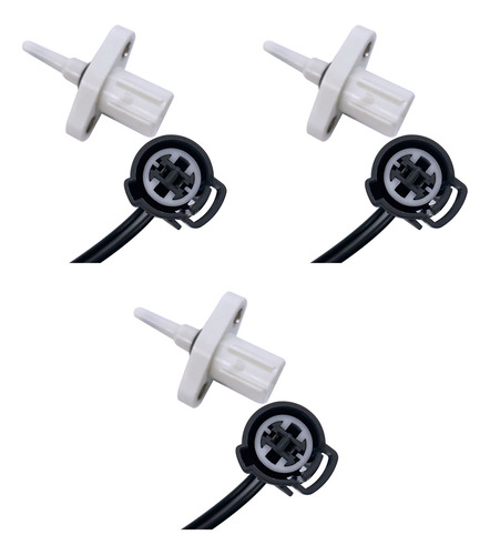 3 Sensores De Admisión Iat 37880p05a00 Con Conector Para Civ