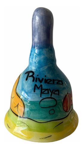 Campana Souvenir Decorativa De Recuerdo Riviera Maya