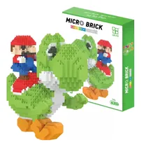 Comprar Figura Mini Bloques Armables Super Mario Bros & Yoshi 3d