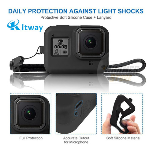 Kit De Accesortios Para Cámaras De Acción Gopro