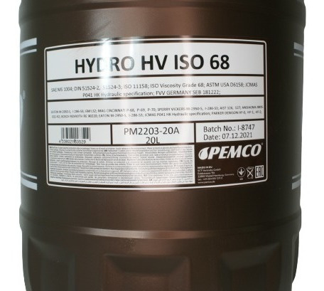 Aceite Lubricante Hidráulico Iso 68 Pemco Alemán
