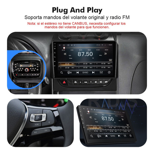 Zk Compatible Auto Estéreo Para Ram 700 Fiat Strada Palio