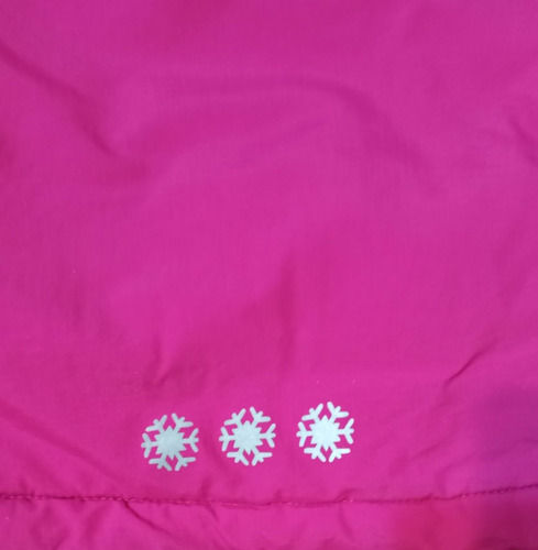 Campera De Esquí Etirel Nieve, Color Fucsia Talle 3 Fucsia 3 Liso (Usado)
