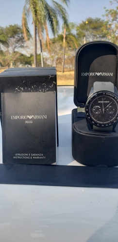 Relógio Emporio Armany Orologi Original Com Caixa E Manual.