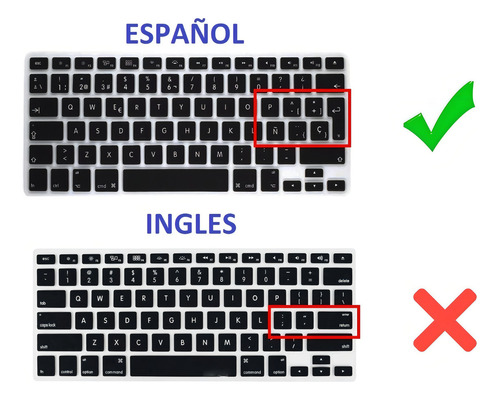 Comandos Teclado Español Macbook Para Photoshop Logic Adobe Color Mac OSX spanish Modelo A1278 / A1286 / A1369 / A1466 / A1502 / A1425 / A1398 / A1342