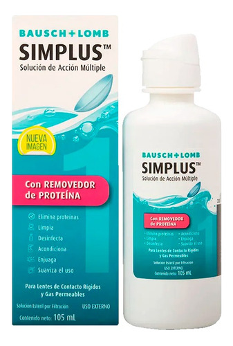 Simplus Solución 105ml Rígidos Y Gas Permeables