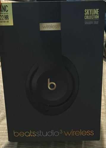 Audífonos Beats Studio3 Wireless - Shadow Gray + Regalo Gris (Usado)