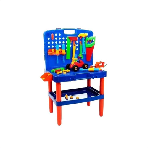Imagem 9 de 10 de Bancada De Ferramentas Didática Brinquedo Infantil 45 Peças