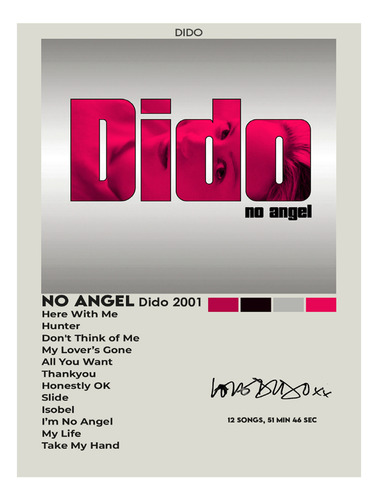 Poster Papel Fotografico Dido No Angel 120x80