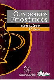 Libro Cuadernos Filosoficos Segunda Epoca Nº1/2004 De Varios