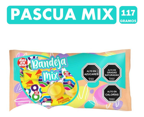 Bandeja Mix Dos En Uno - Especial Pascua (117 Gramos)