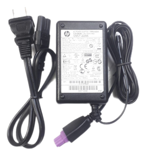 Cargador Ac Hp Para Impresora Hp Original 30v333ma