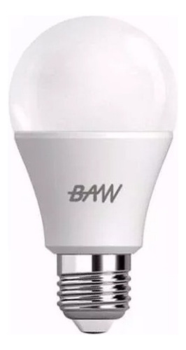 Lampara Led Bulbo Foco 6w Luz Cálida E27 220v Baw A60 Color de la luz Blanco cálido