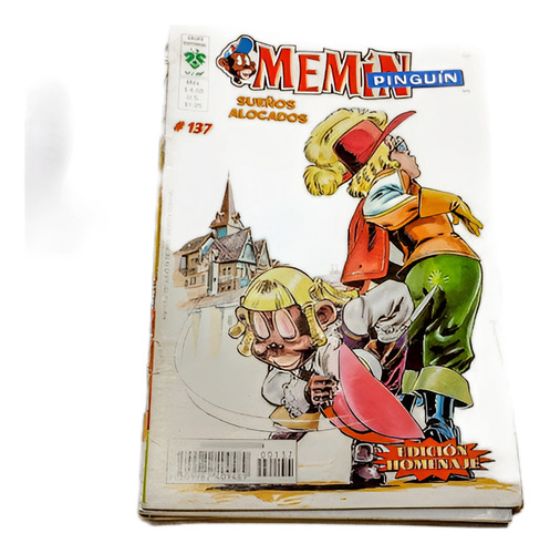 Revistas Memin Pinguin Edicion Homenaje Pack 4 Historietas (Usado)