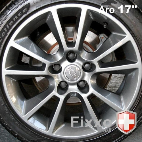 Imagem 4 de 5 de 4 Calotinhas Tampa Roda Chevrolet Vectra Gtx Aro 17 60mm