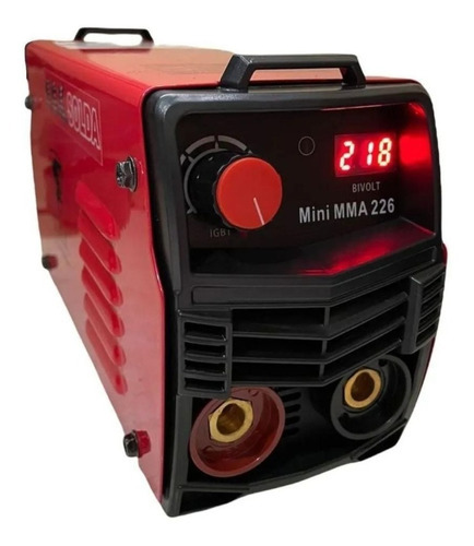 Máquina De Solda Inversora Digital Mini Mma 226 Usk Cor Vermelho Frequência 50/60Hz Bivolt