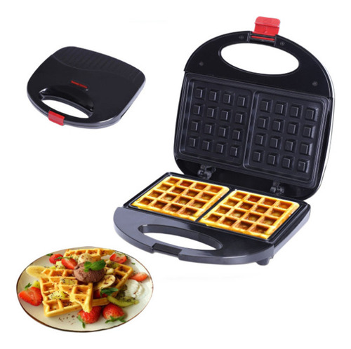 Sandwichera Eléctrica Toast & Grill, Máquina Para Hacer Gofr