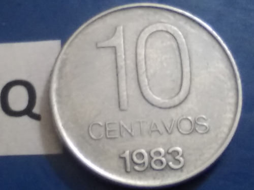Argentina Monedas Antiguas De 10 Cent. Año De 1983 Argentina