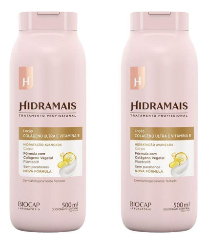 Hidratante Corporal Hidramais 500ml Colageno E Vit-kit 2un