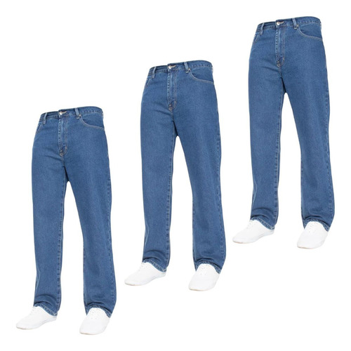Lote De 3 Jeans Corte Regular - Recto Tallas 28 A 36