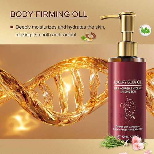 Aceite Reafirmante Corporal, Extracto De Cactus Y Aceite De